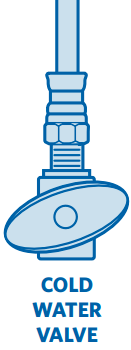 Montirajte pomoćnu slavinu Korak 1