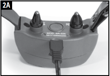 De ontvanger opladen stap 1