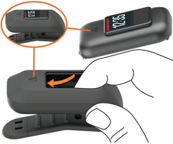 Құрылғыны белдік қыстырғышқа орнату 2-қадам