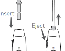 Sette inn og fjerne munnstykker