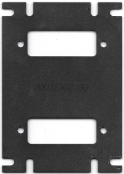 Gardishli o'rnatish plitasi