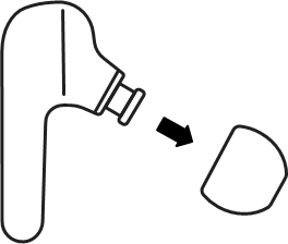 Paso 2 de las almohadillas para aud&iacute;fonos