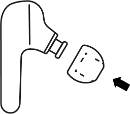 Paso 3 de las almohadillas para aud&iacute;fonos