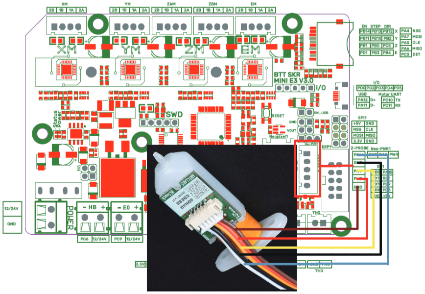 Motherboard Interfaces - Connection to BL touch