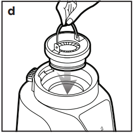 Puhdistus ja kunnossapito - Vaihe 4 - Aseta yl&auml;puru takaisin paikalleen laskemalla se takaisin paikalleen