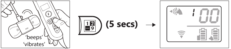 Sp&aacute;rovanie diaľkov&eacute;ho ovl&aacute;dania s prij&iacute;mačom krok 2