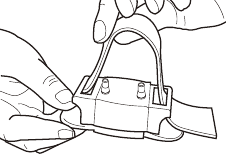 Nosenie obojku s prij&iacute;mačom krok 1