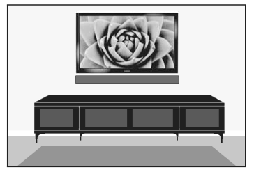 MEMPOSISIKAN SOUNDBAR ANDA Langkah 2