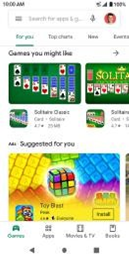 Aplikacionet n&euml; Google Play