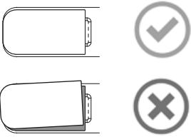 Platzierung der Abdeckung