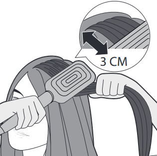 Paso 2 para alisar el cabello