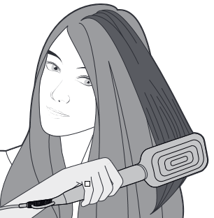 Paso 6 para alisar el cabello