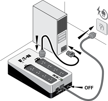 Conex&atilde;o do Cabo de Alimenta&ccedil;&atilde;o