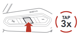 Začetek/konec pogovora s tretjim prijateljem interkoma B