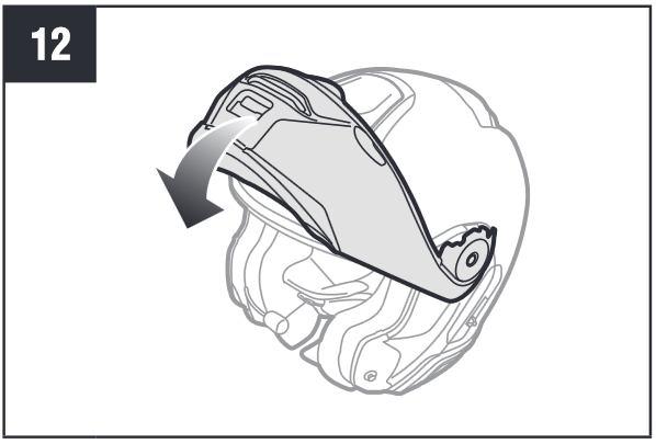 Instalaci&oacute;n en casco abatible Paso 12