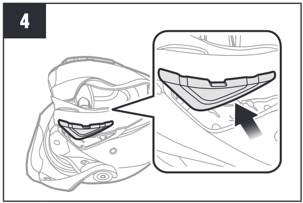 Instalaci&oacute;n en casco abatible Paso 4