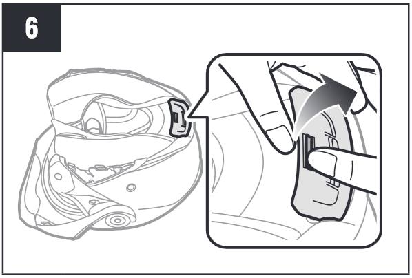 Instalaci&oacute;n en casco abatible Paso 6