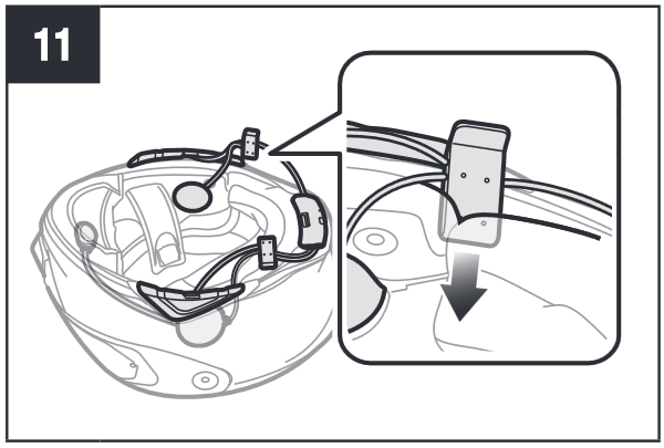 Instalaci&oacute;n en casco integral Paso 11