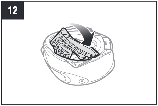 Instalaci&oacute;n en casco integral Paso 12