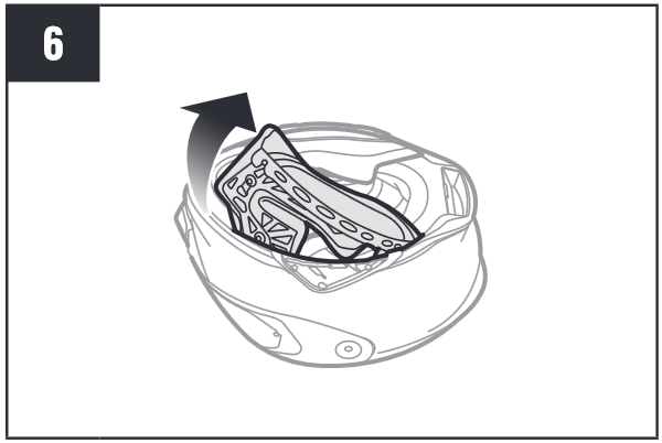 Instalaci&oacute;n en casco integral Paso 6