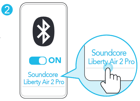 Pasul 2 de asociere cu un alt dispozitiv