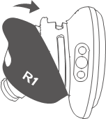 De oorvleugels vervangen stap 3