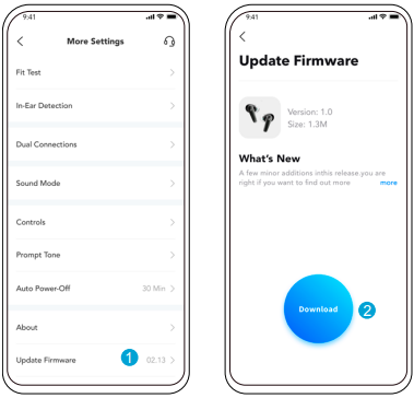 Actualizaci&oacute;n de firmware