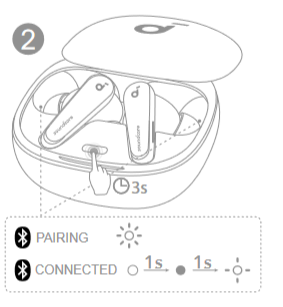 Paso 2 de emparejamiento manual