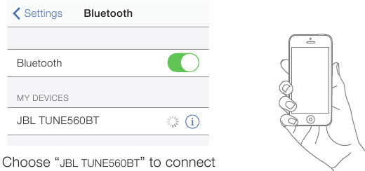 Bluetooth-forbindelse Trin 2