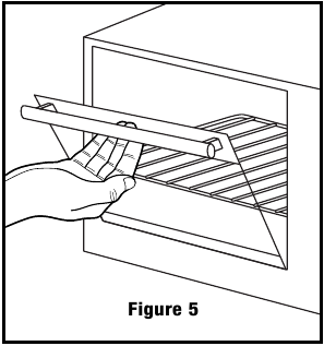 Para abrir a porta do forno Passo 2