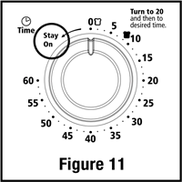 Para usar o timer e o recurso de manter ligado