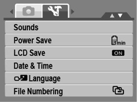 Para ir al men&uacute; de configuraci&oacute;n