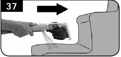 Cleaning Carpeted Stairs Step 1