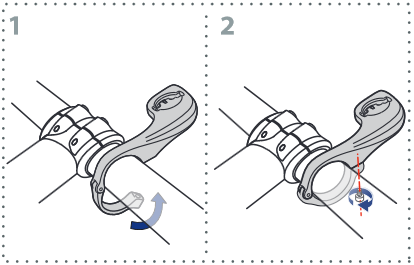 Montar o Rider na Bicicleta Passo 2