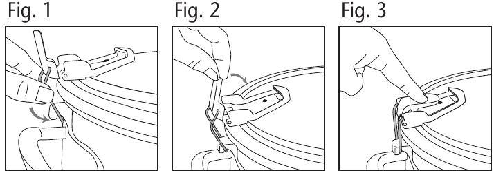 VERROUILLER LE COUVERCLE