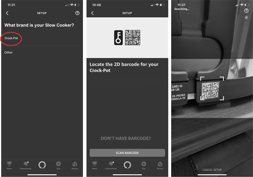 SLOW COOKER MANUAL SETUP- Step 2
