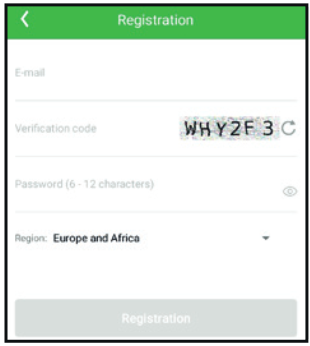 REGISTERING IN THE APP - Step 2