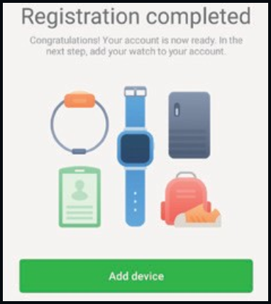 REGISTERING IN THE APP - Step 4
