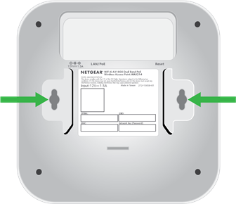 Montaggio a parete solida - Passo 1