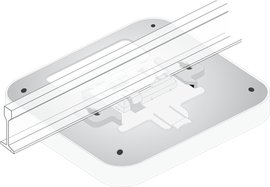 Montaggio su barra a T - Passo 2