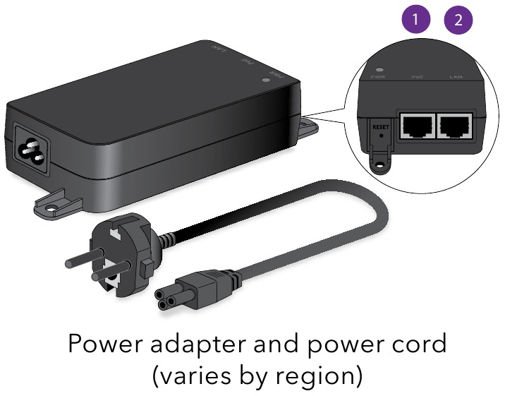Quvvat adapteri va quvvat kabeli