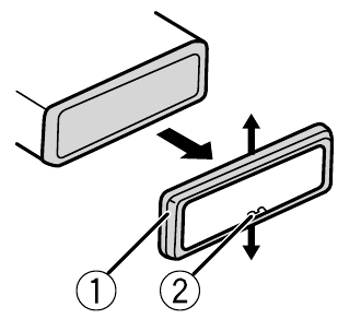 Odstranjevanje enote - 1. korak