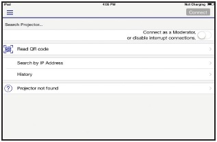 Epson iProjection Uygulamasını Kullanma