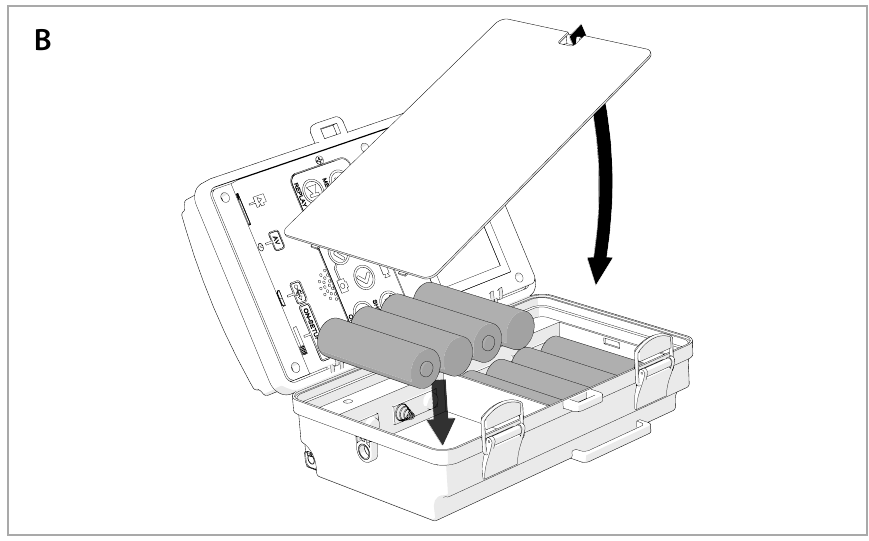 Vstavite ali zamenjajte baterije