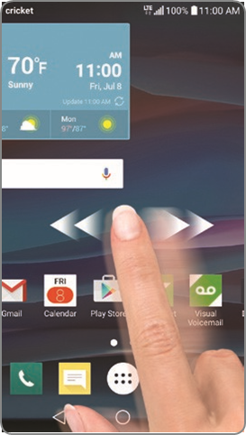 Jutiklinio ekrano naudojimas