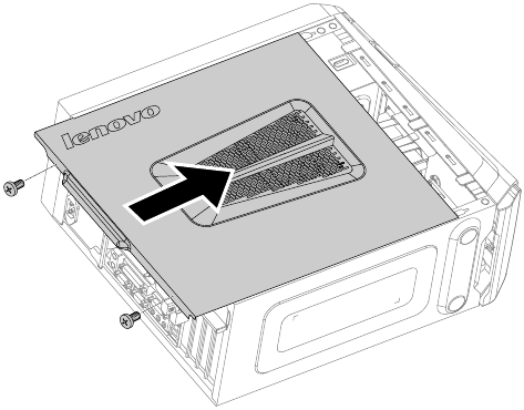 Removendo a tampa do computador - Passo 2