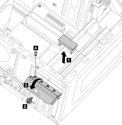Substituindo uma placa gr&aacute;fica - Exemplo 1 - Passo 2