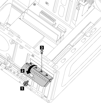 Substituindo uma placa gr&aacute;fica - Exemplo 2 - Passo 1