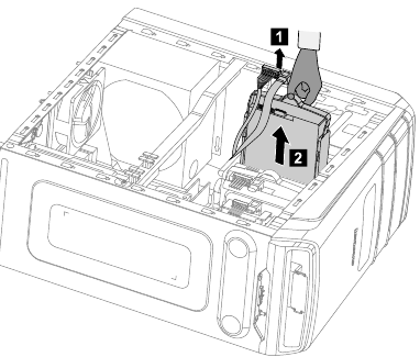 Substituindo uma unidade de disco r&iacute;gido