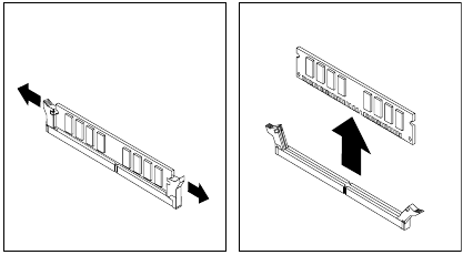 Substituindo um m&oacute;dulo de mem&oacute;ria - Passo 1